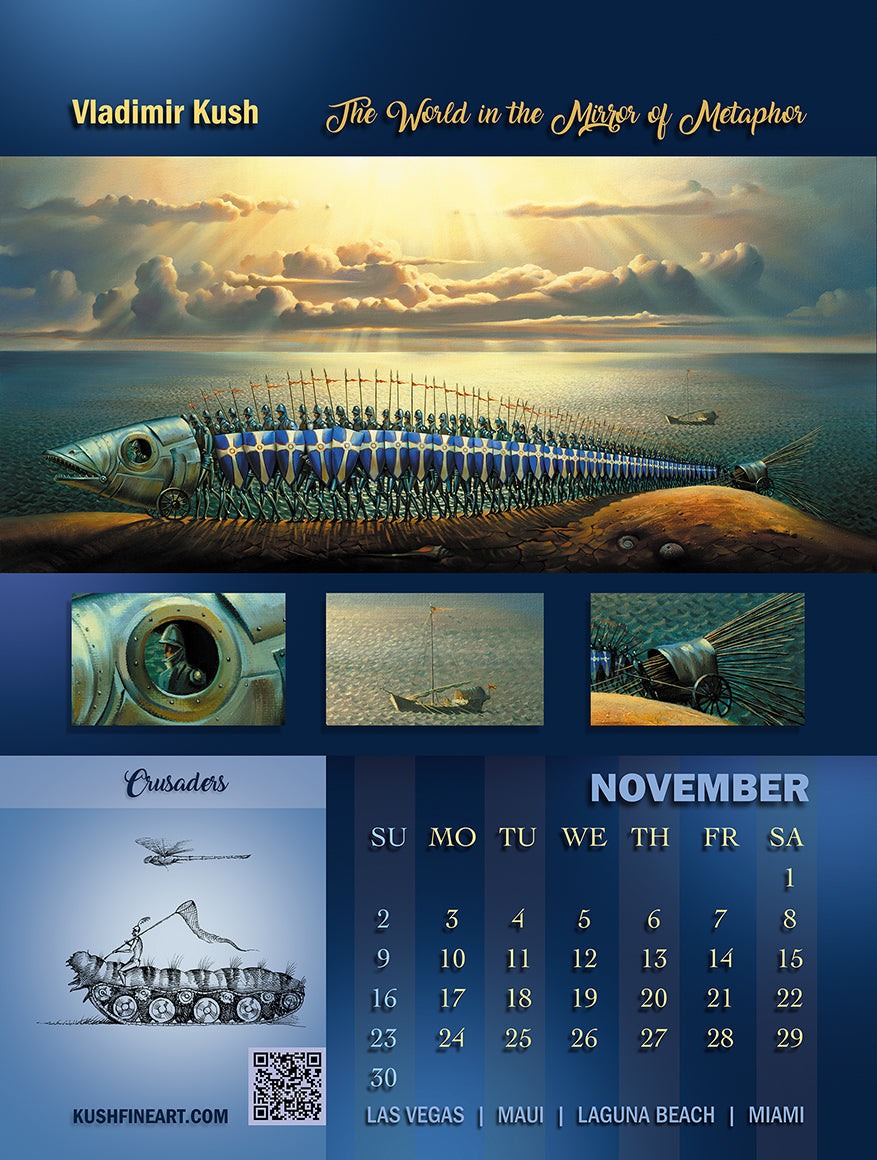Vladimir Kush 2025 Calendar