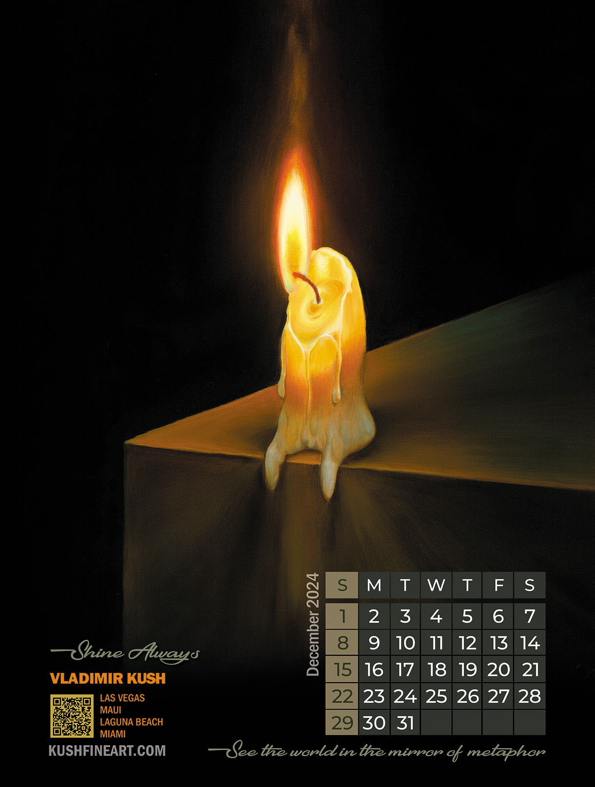 Vladimir Kush 2024 Calendar