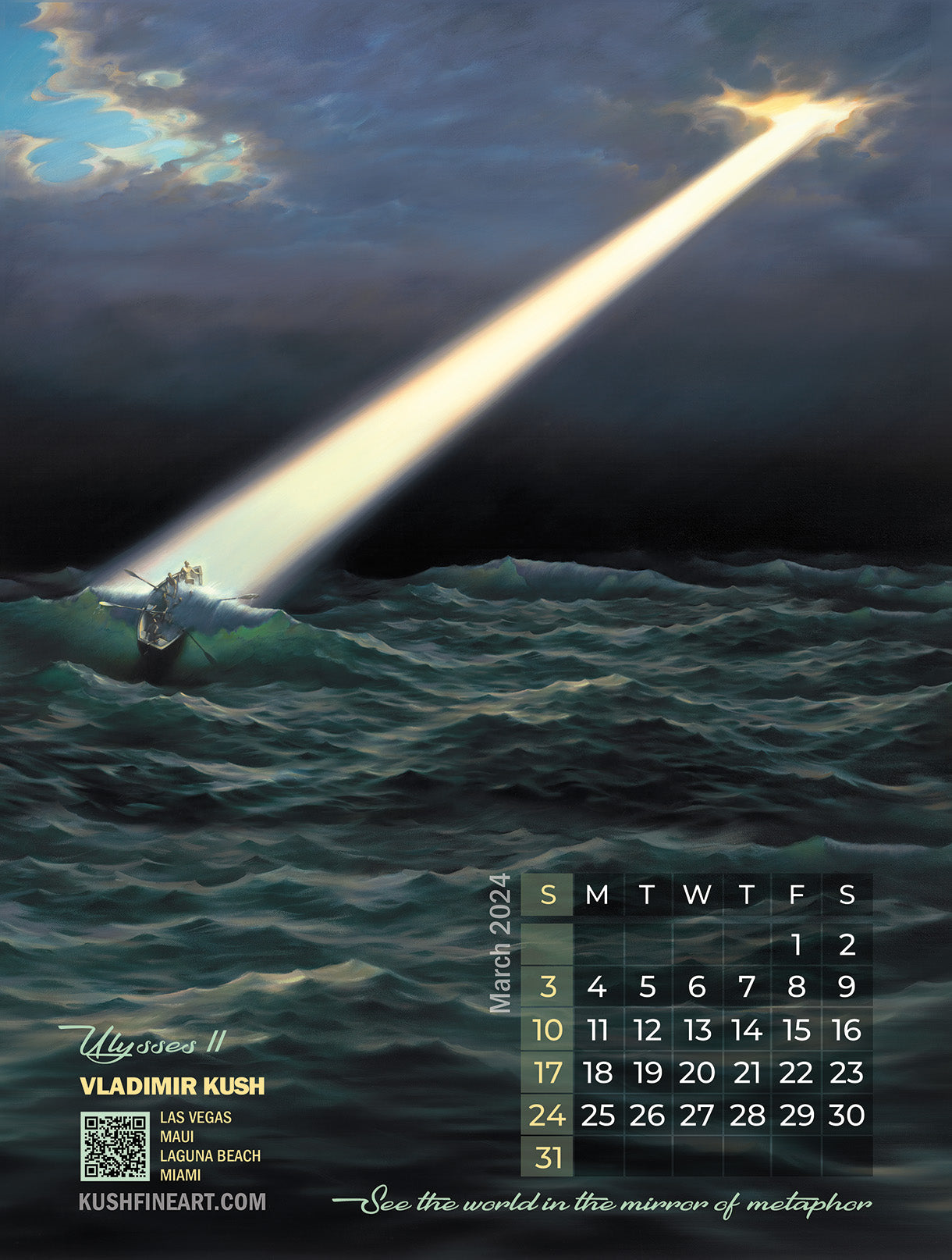 Vladimir Kush 2024 Calendar