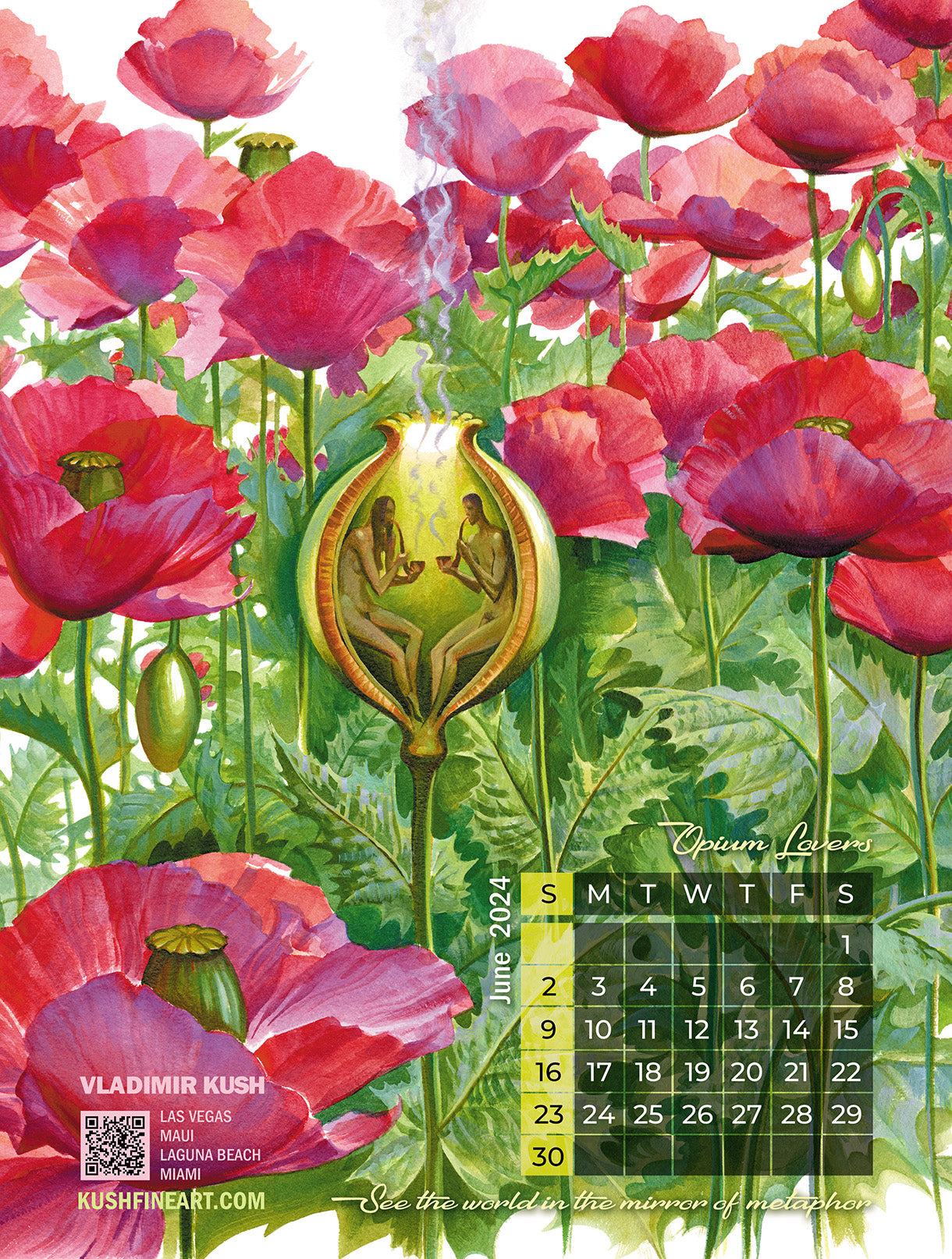 Vladimir Kush 2024 Calendar