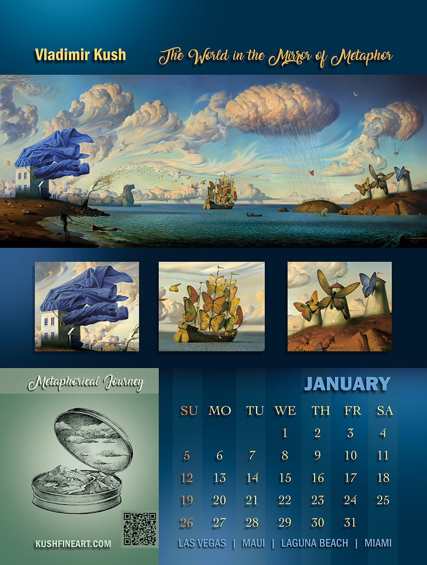 Vladimir Kush 2025 Calendar