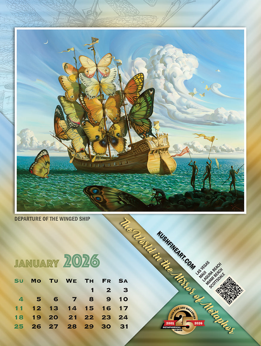 Vladimir Kush 2026 Calendar