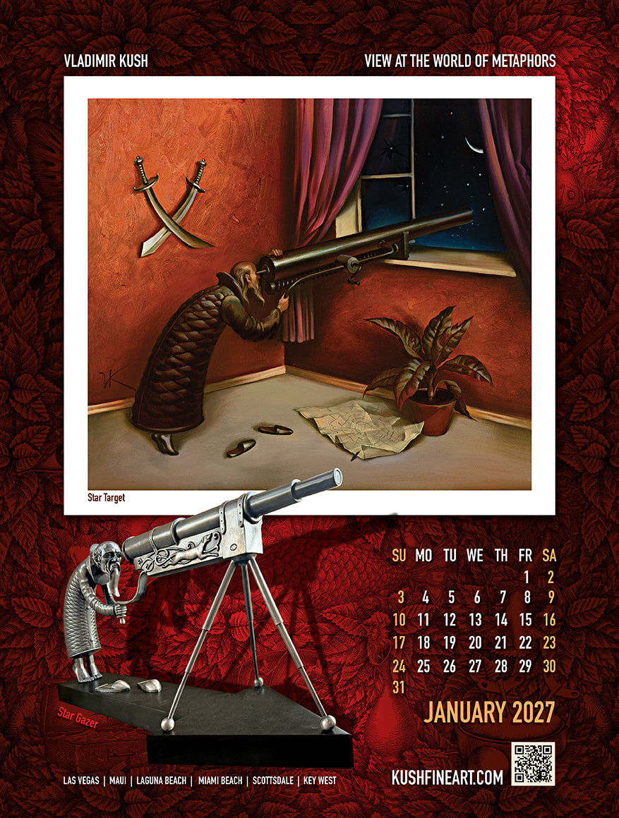 Vladimir Kush 2027 Calendar