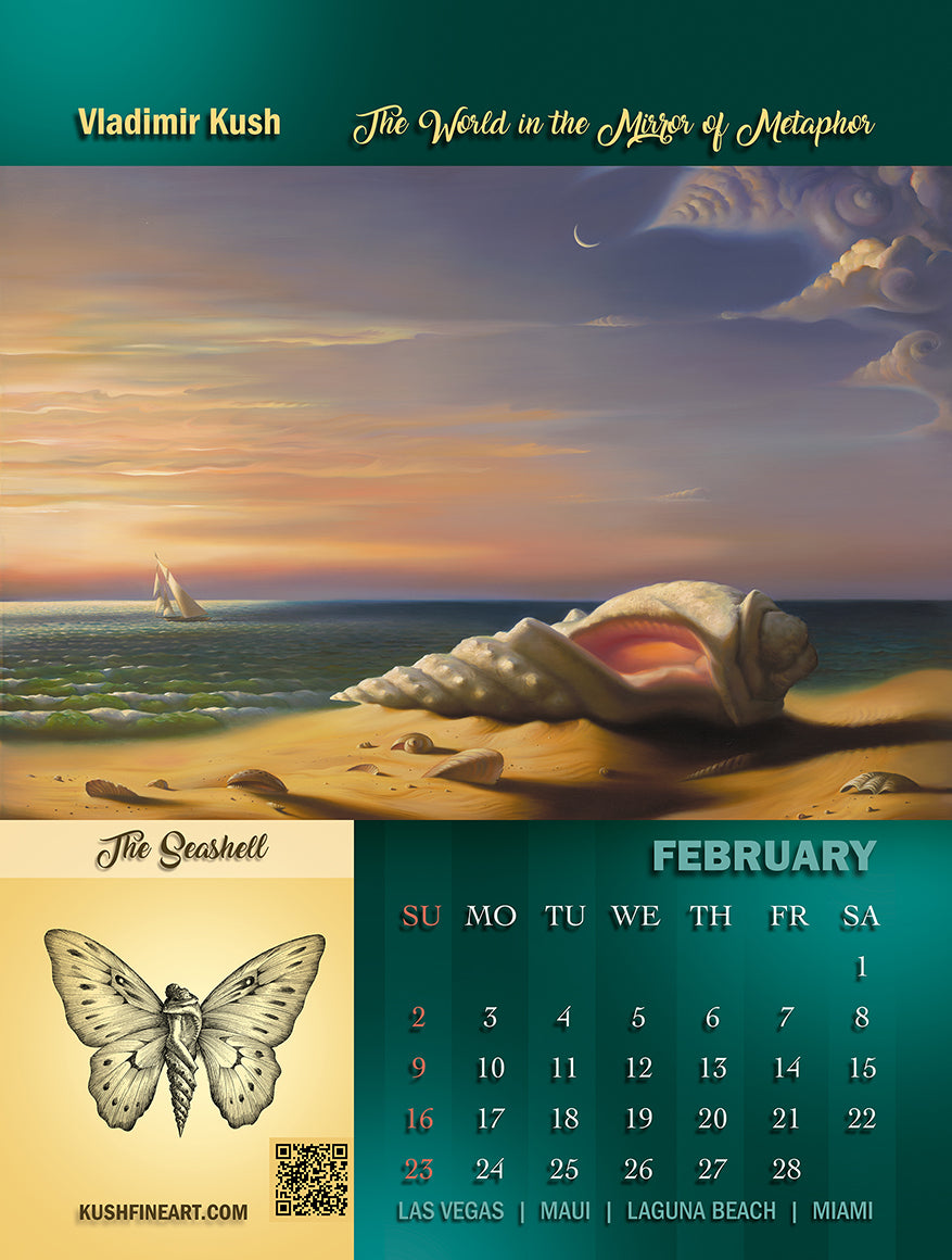 Vladimir Kush 2025 Calendar