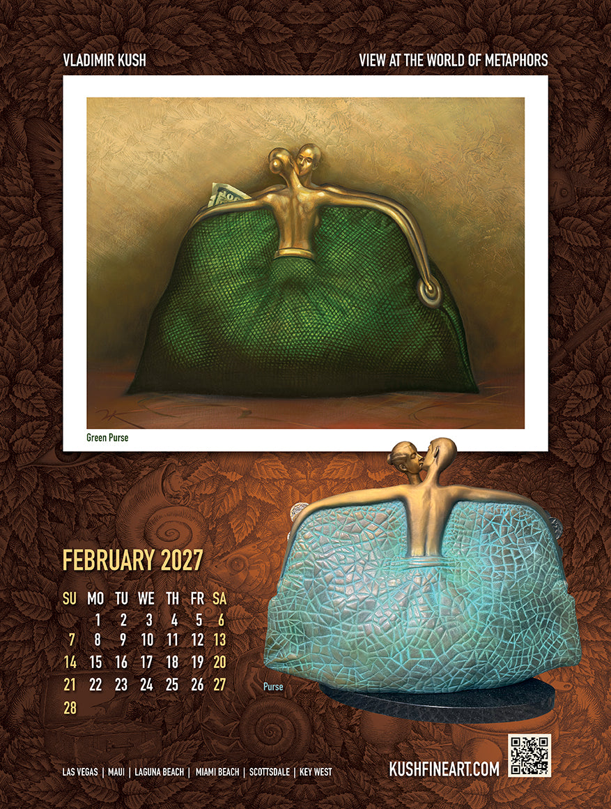 Vladimir Kush 2027 Calendar