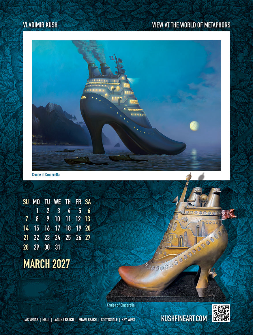 Vladimir Kush 2027 Calendar