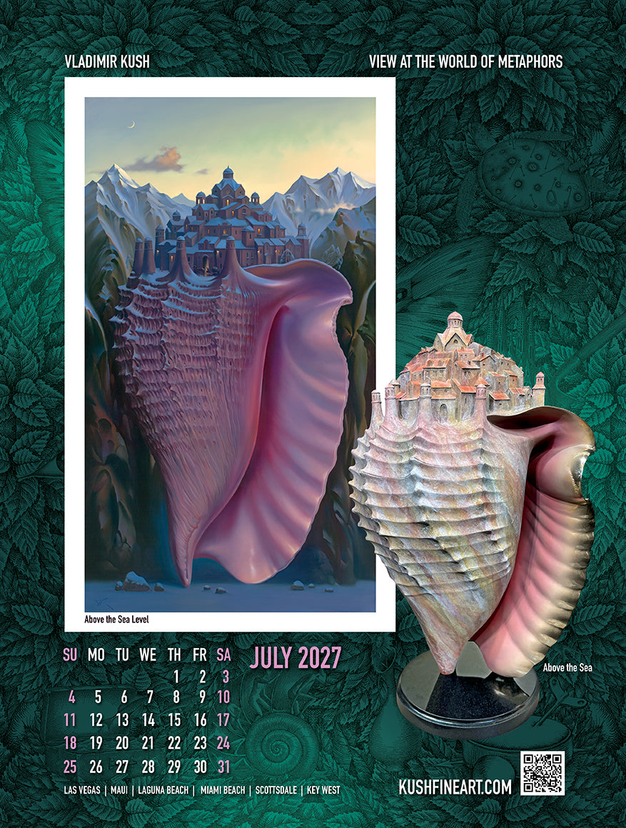 Vladimir Kush 2027 Calendar