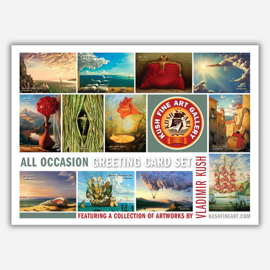 Greeting Card Set by Vladimir Kush