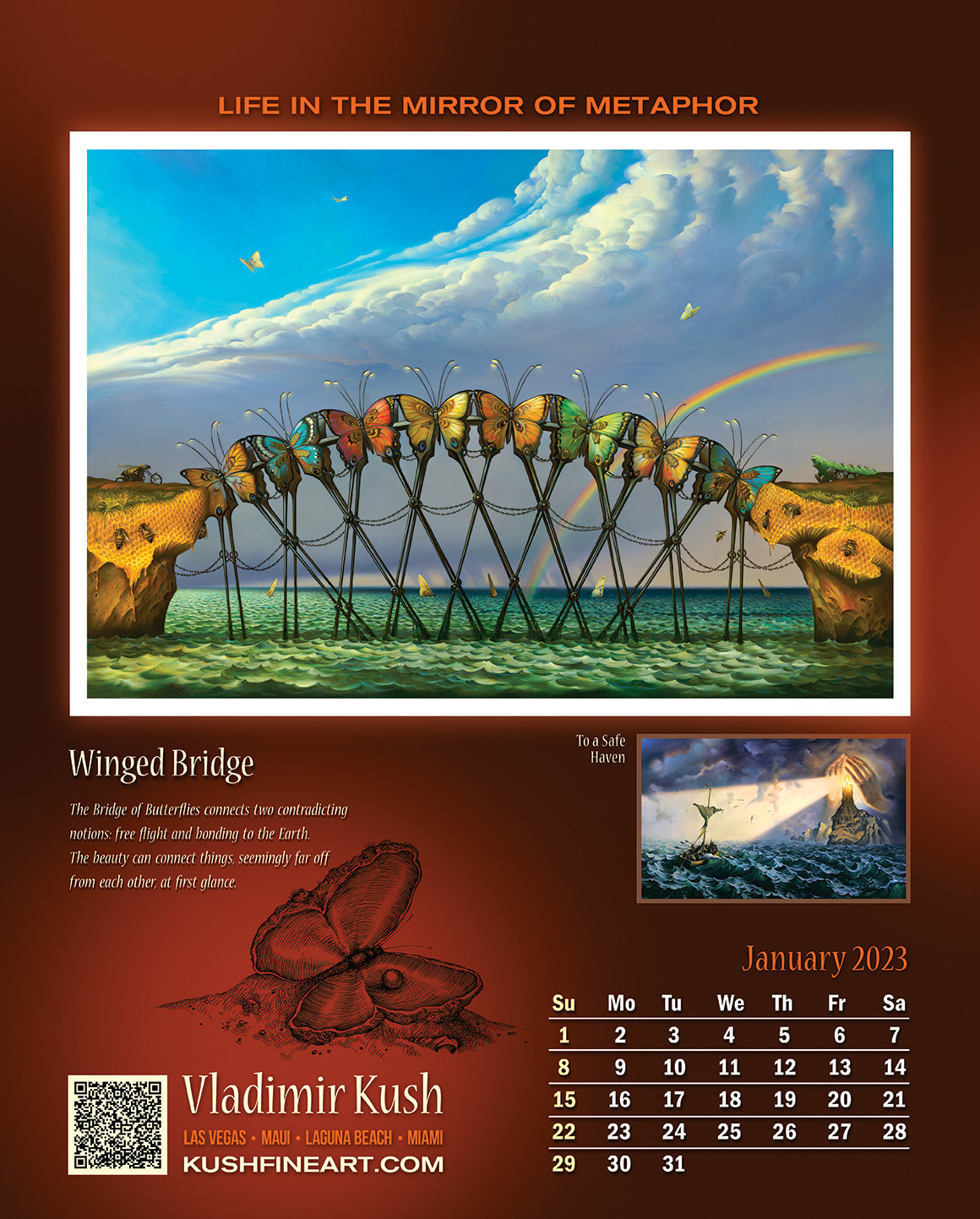 Vladimir Kush 2023 Calendar